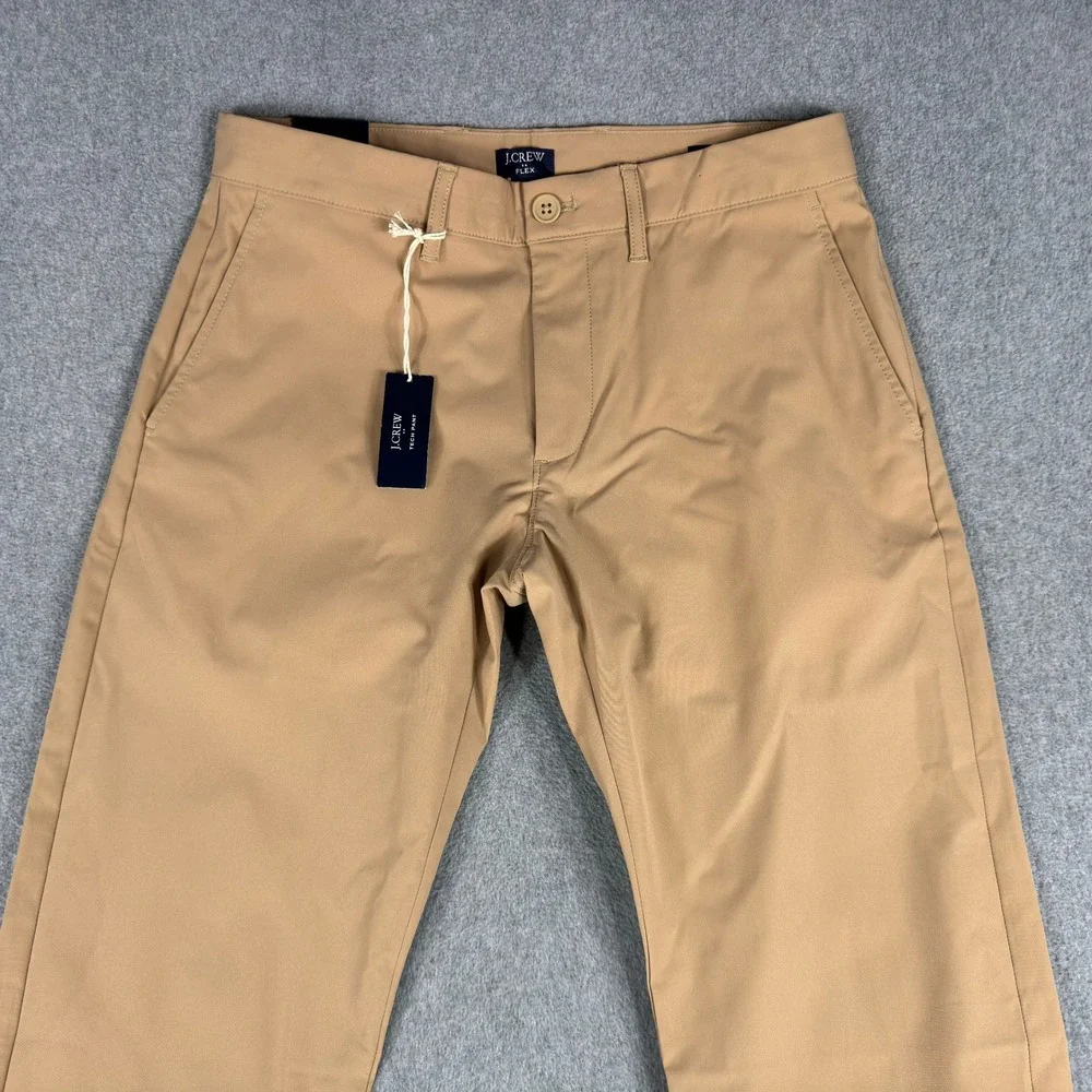 J.Crew Flex Slim Chino Pants Mens 29x30 Khaki NWT READ